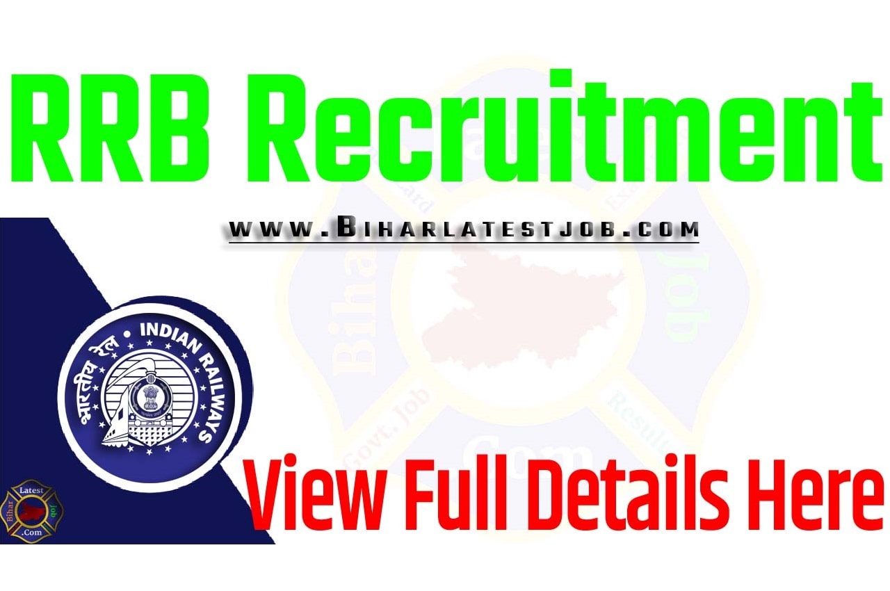 RRB Recruitment 2023 Educational Qualification, Age Limit, How To Apply