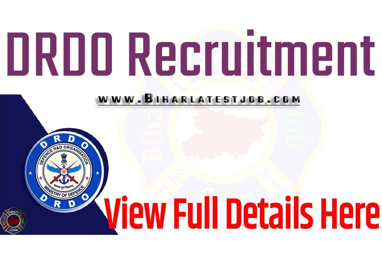 DRDO Recruitment 2023 Educational Qualification, Age Limit, How To Apply
