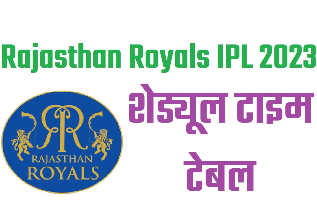 Rajasthan Royals IPL Schedule 2023: Full match fixtures list, time, dates, venues, squad