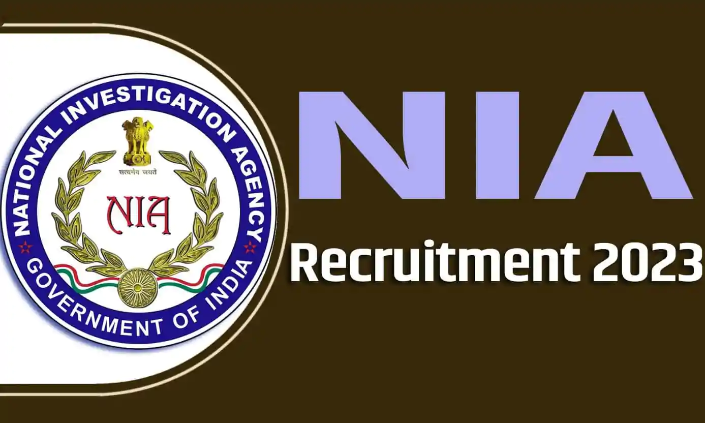 NIA Recruitment 2023 एनआईए भर्ती 2023 में डिप्टी सुपरिटेंडेंट और अपर पुलिस अधीक्षक पदों पर 19 पद पर निकली भर्ती का नोटिफिकेशन जारी @nia.gov.in