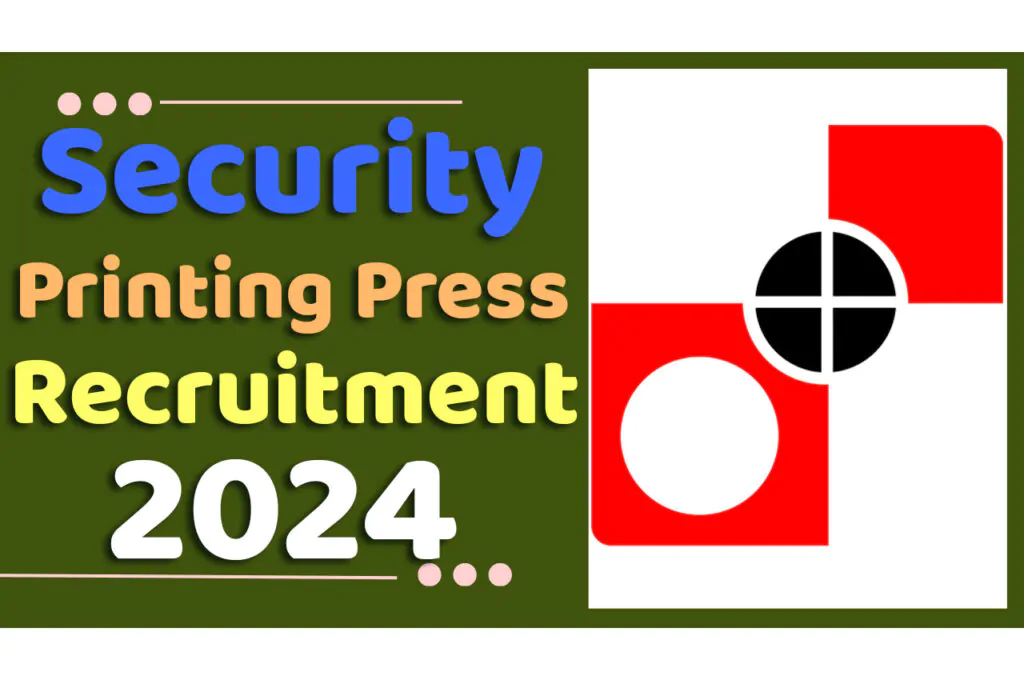 Security Printing Press Recruitment 2024 सिक्योरिटी प्रिंटिंग प्रेस भर्ती 2024 में विभिन्न पदों निकला भर्ती का नोटिफिकेशन जारी www.spphyderabad.spmcil.com